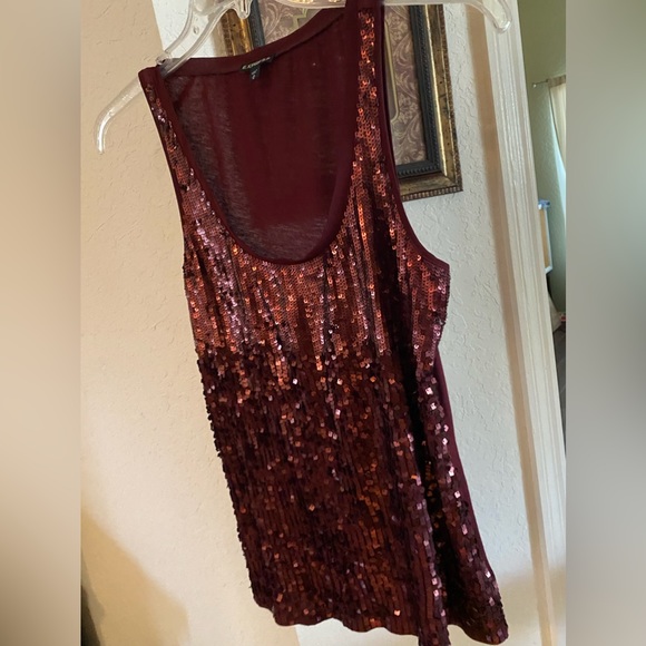 Express Tops - Ladies Size M Sequined Tank Top by Express